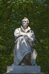 Obraz premium Monument, Justus Liebig, Munich, Bavaria, Germany, Europe
