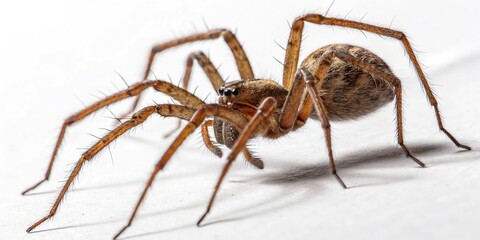 Fototapeta premium Giant House Spider Side View - High Detail Studio Shot