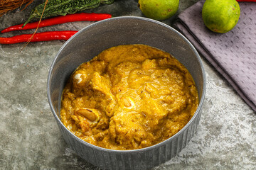 Inchian cuisine - chicken cashew curry