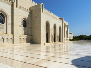 Obraz premium Sultan Qaboos Grand Mosque, Muscat, Oman, Asia