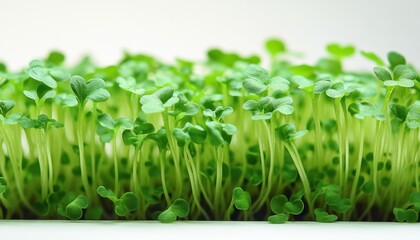 Witness the vibrant life cycle of a healthy seedling absorbing sunlight, undergoing natural transpiration, showcasing lush green leaves, and exhibiting vigorous growth This young, thriving plant