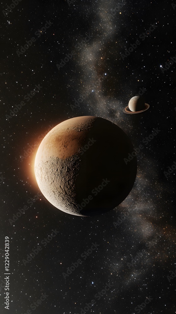 Canvas Prints planet in space