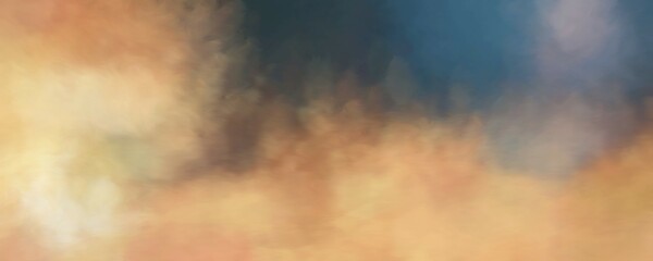 Surreal Blurred Abstract Art Colorful Background, sky with clouds as blurred background