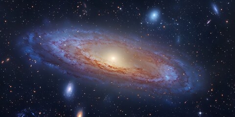 space galaxy in space