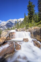 Giant Step Waterfall, Paradise Valley, Banff National Park, Canada, North America
