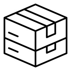 Packaging line icon