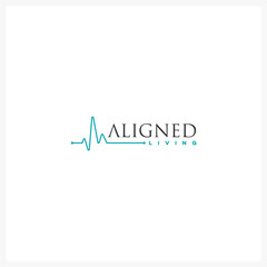 Modern Health & Wellness Logo – Aligned Living