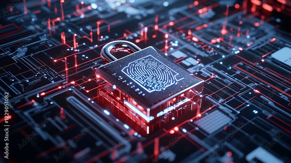 Poster understanding the importance of cybersecurity and digital protection in a connected world