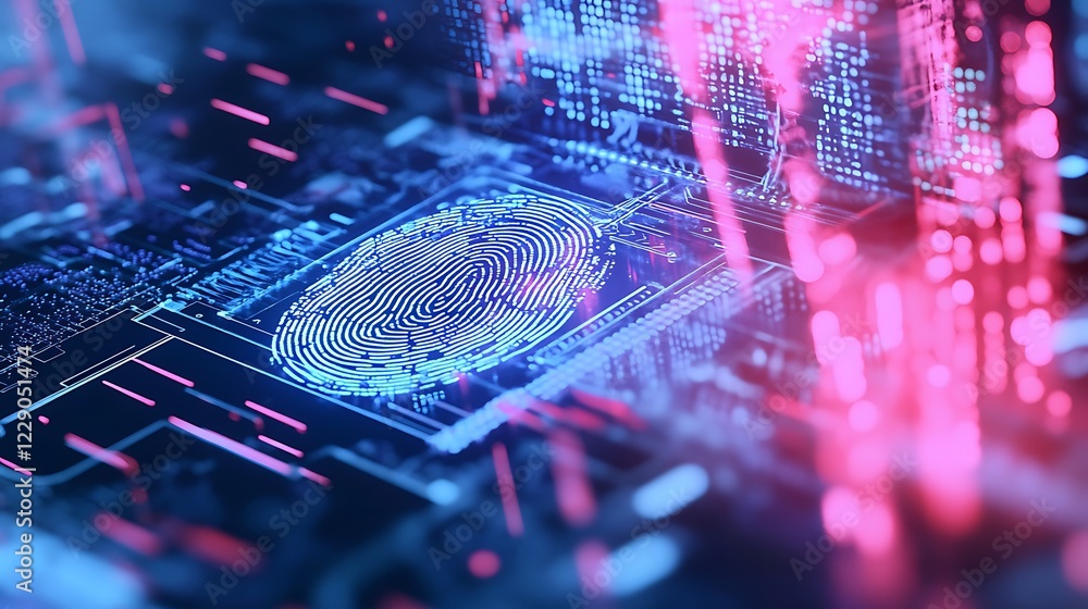 Poster understanding the importance of cybersecurity and digital protection in a connected world