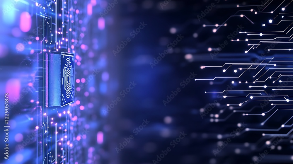 Poster understanding the importance of cybersecurity and digital protection in a connected world