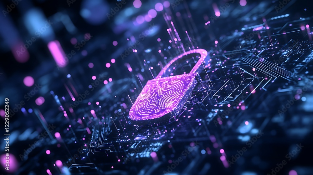 Poster understanding the importance of cybersecurity and digital protection in a connected world