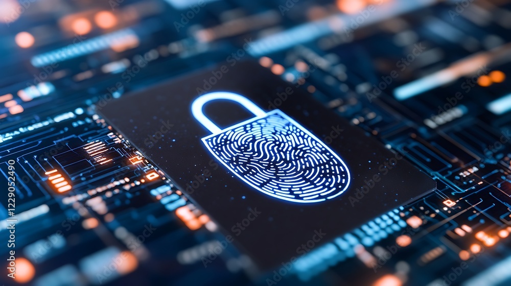 Poster understanding the importance of cybersecurity and digital protection in a connected world