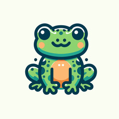 frog vector illustration