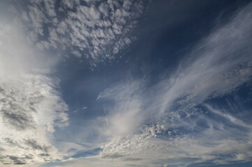 Cloud formations, Bavaria, Germany, Europe