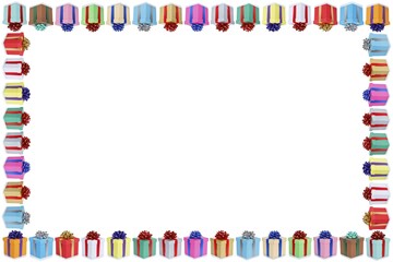 Christmas Gifts Birthday Text Free Space Copyspace Frame Wedding Christmas Gifts Card Give Free Space