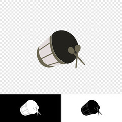 Lively Percussion Graphics, Perfect for Music, Culture, and Event Themes.