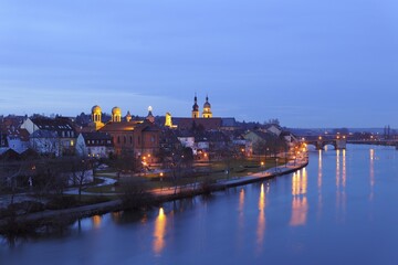 Cityscape, Kitzingen, Lower Franconia, Bavaria, Germany, Europe