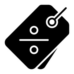 Discount Label glyph icon