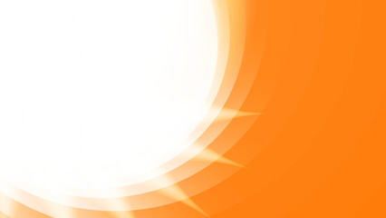 Abstract white and orange color, modern design stripes background with curve lines. Vector illustration.