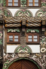 Half-timbered house, Haus Horstkotte, Weser Renaissance, historic centre, Höxter, Weser Uplands, North Rhine-Westphalia, Germany, Europe © Stefan Ziese/imageBROKER