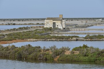 Ses Salines saltworks, near Sant Francesc d'Estany, Ibiza, Balearic Islands, Spain, Europe