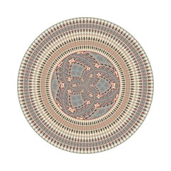 Circular pattern in traditional Palestinian style, vector design element