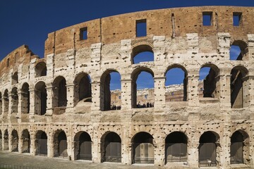 Fototapeta premium Colosseum ruins, Rome, Italy, Europe