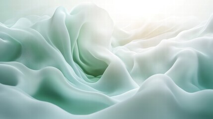 A Calming Background with Soft Aquamarine and Pearl Gray