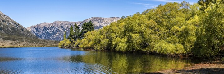 Lake Pearson, Arthur's Pass National Park, Canterbury, South Island, New Zealand, Oceania