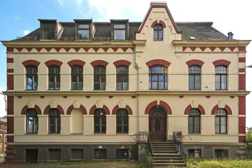 Former factory, today exhibition hall, Pomologische Gartenstrasse, Görlitz, Upper Lusatia, Saxony,...