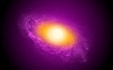 The Galaxy and the beautiful of the spacescape.