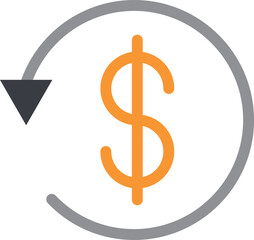 Obraz premium Cash flow