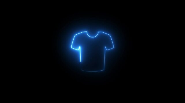 t shirt blank template animation Icon, symbol of clothing.  Flat sweater apparel template front back