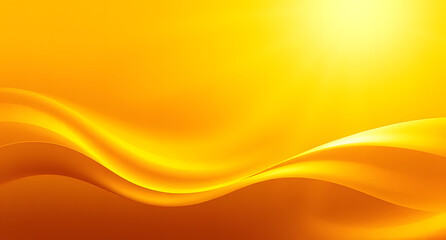 Sunset gold yellow abstract background. Gradient blend. Flowing waves. Rough dusty texture. Brushed matte finish. Warm glow. Light rays. Polished brass effect.