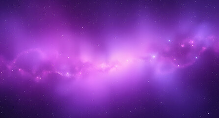 Obraz premium Space purple galaxy abstract background. Gradient fade. Starry texture. Rough cosmic dust. Glossy shimmer. Blurred depth. Ethereal light. Metallic nebula effect.