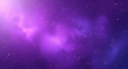 Obraz premium Space purple galaxy abstract background. Gradient fade. Starry texture. Rough cosmic dust. Glossy shimmer. Blurred depth. Ethereal light. Metallic nebula effect.