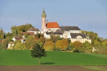 Kloster Andechs, Benedictine Monastery, Andechs, Upper Bavaria, Bavaria, Germany, Europe
