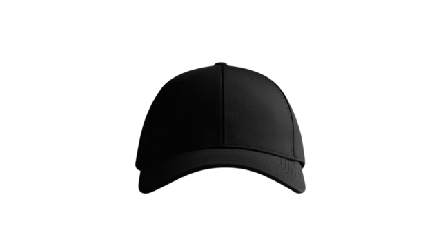 Simple black cap designed for versatile urban fashion and outdoor activities