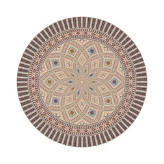 Circular pattern in traditional Palestinian style, vector design element