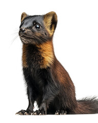 Obraz premium Small black and brown animal with a black tail