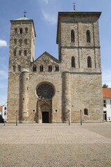 Fototapeta premium St. Peter's Cathedral, historic centre, Osnabrück, Lower Saxony, Deutschlnad