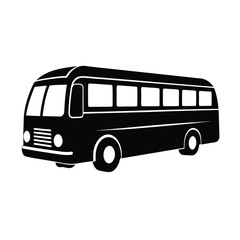 bus isolated on white background