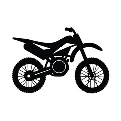 Fototapeta premium silhouette of a motorcycle