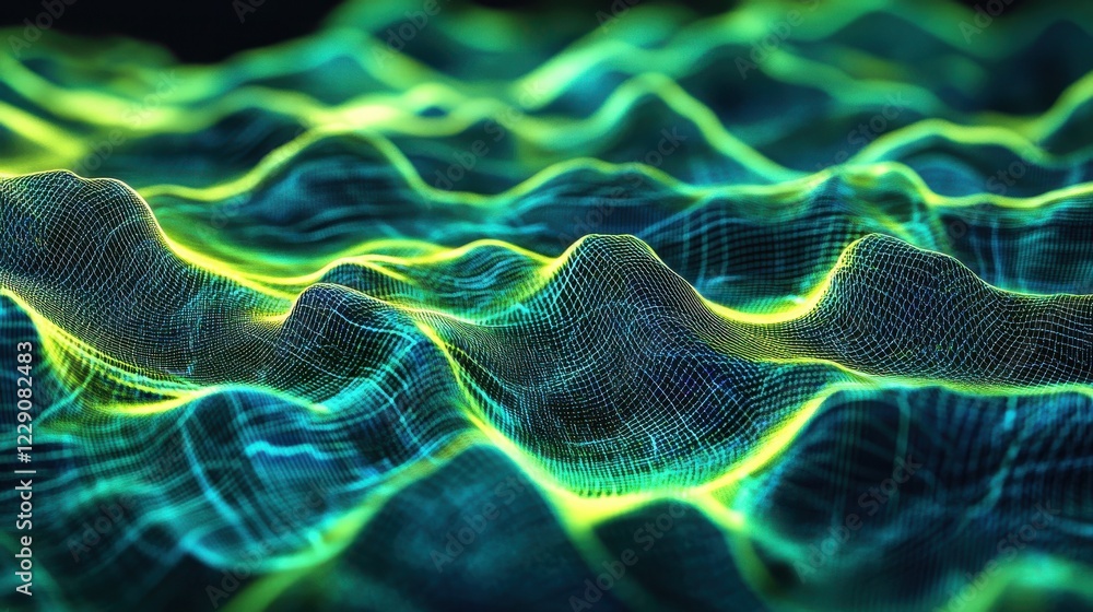 Poster big data flow technology and science vector background, tech abstraction with lines electronics and 
