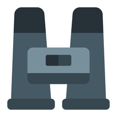 Binoculars flat icon