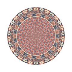 Circular pattern in traditional Palestinian style, vector design element