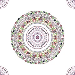 Obraz premium Hungarian decorative seamless pattern design