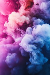 Colorful Smoke Abstract Art