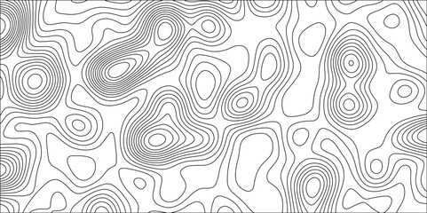 Topographic map background geographic line map with seamless ornament design. Abstract pattern with swirls Abstract White wave paper curved reliefs background. Map background overlay with swirls.