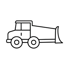 truck isolated on white background